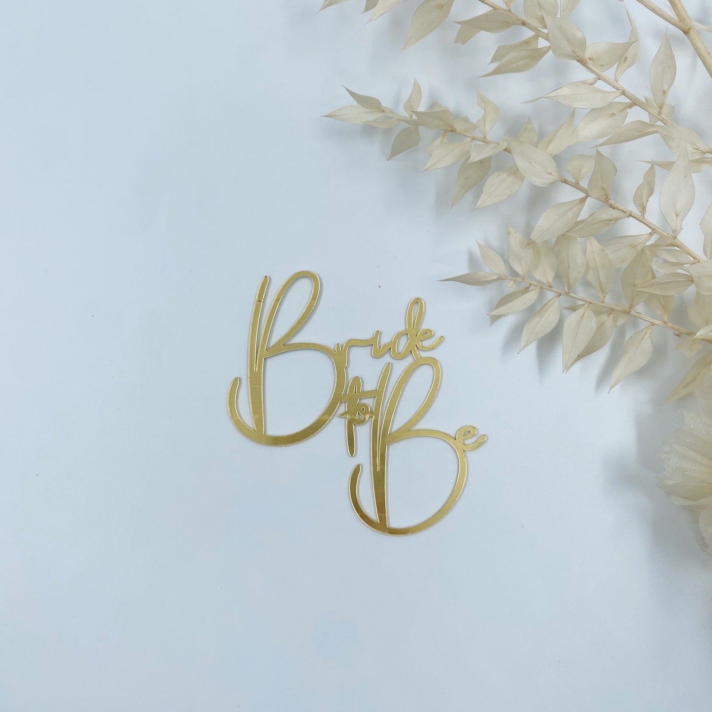 Bride to Be Cake Topper (Gold)