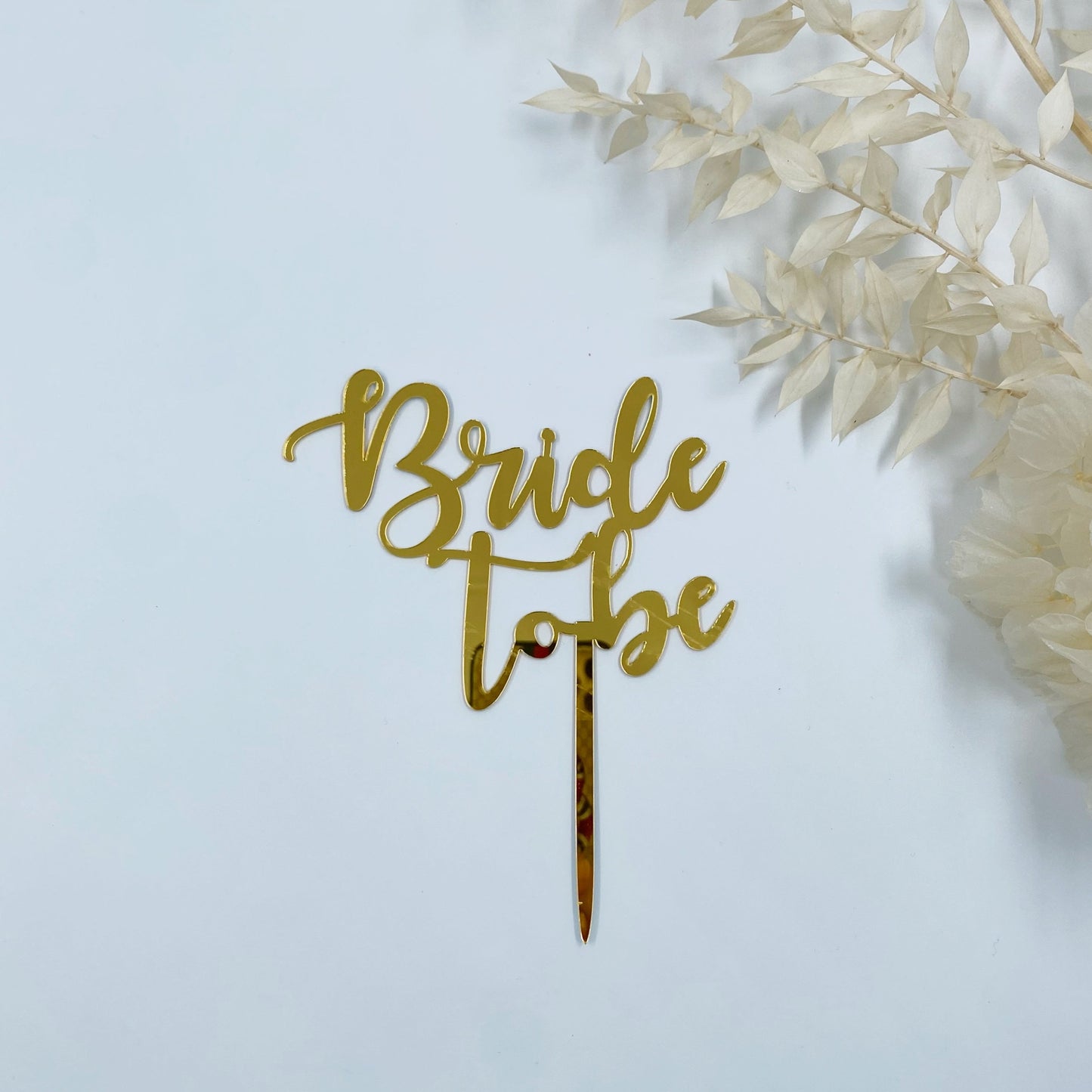 Bride To Be Cake Topper (Gold, Silver)
