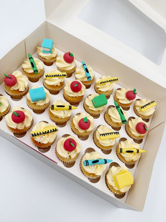 Teacher Appreciation Mini Cupcakes