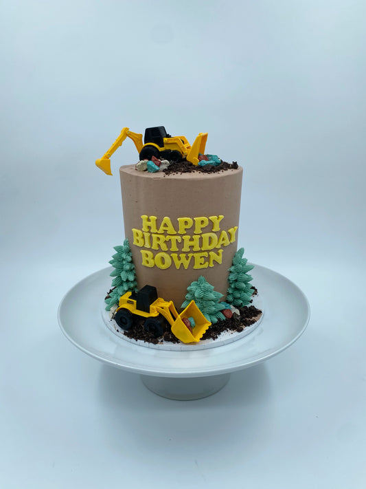 Trucks & Diggers Cake