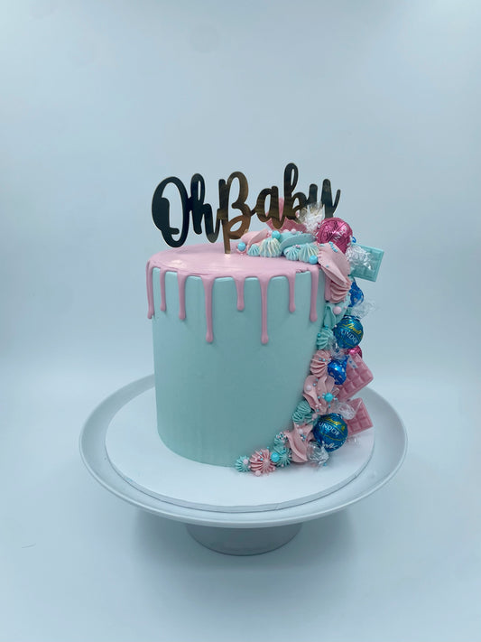 Gender Reveal Cake