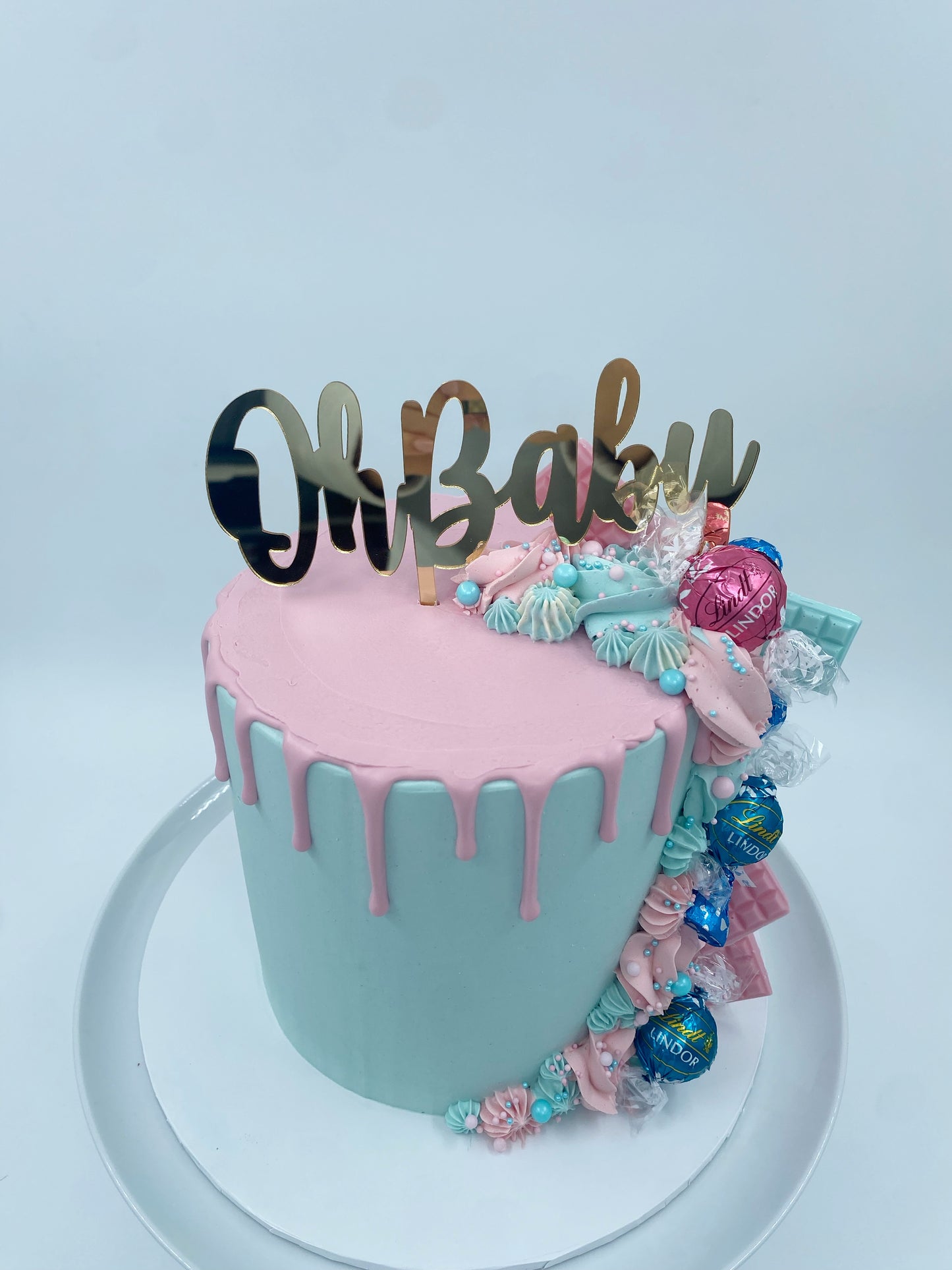 Gender Reveal Cake