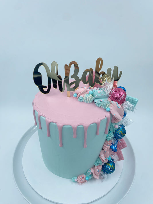 Gender Reveal Cake