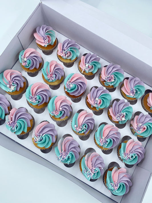 Coloured Mini Cupcakes