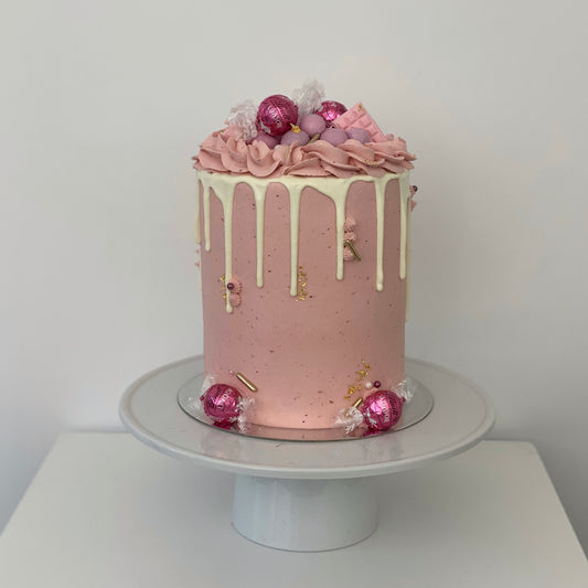 Raspberry Overload Cake