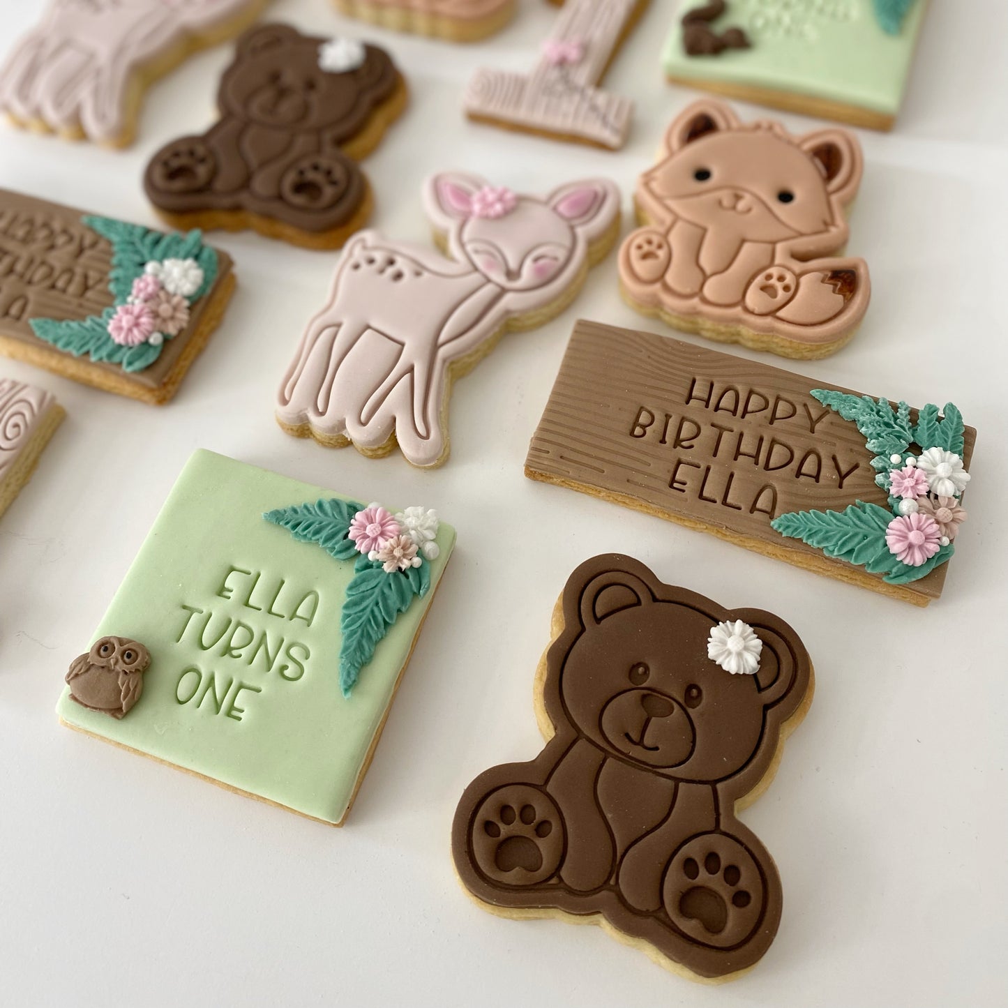 Woodland Themed Cookie Set