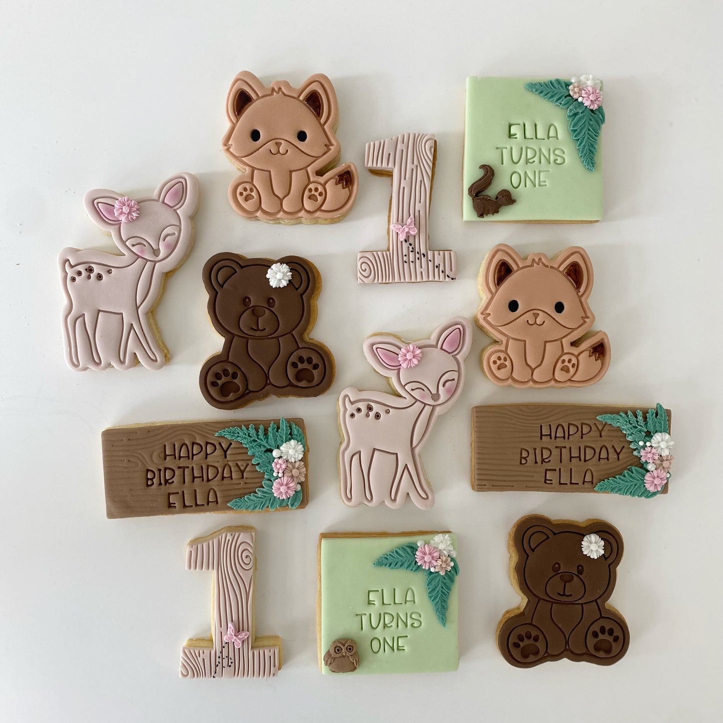 Woodland Themed Cookie Set